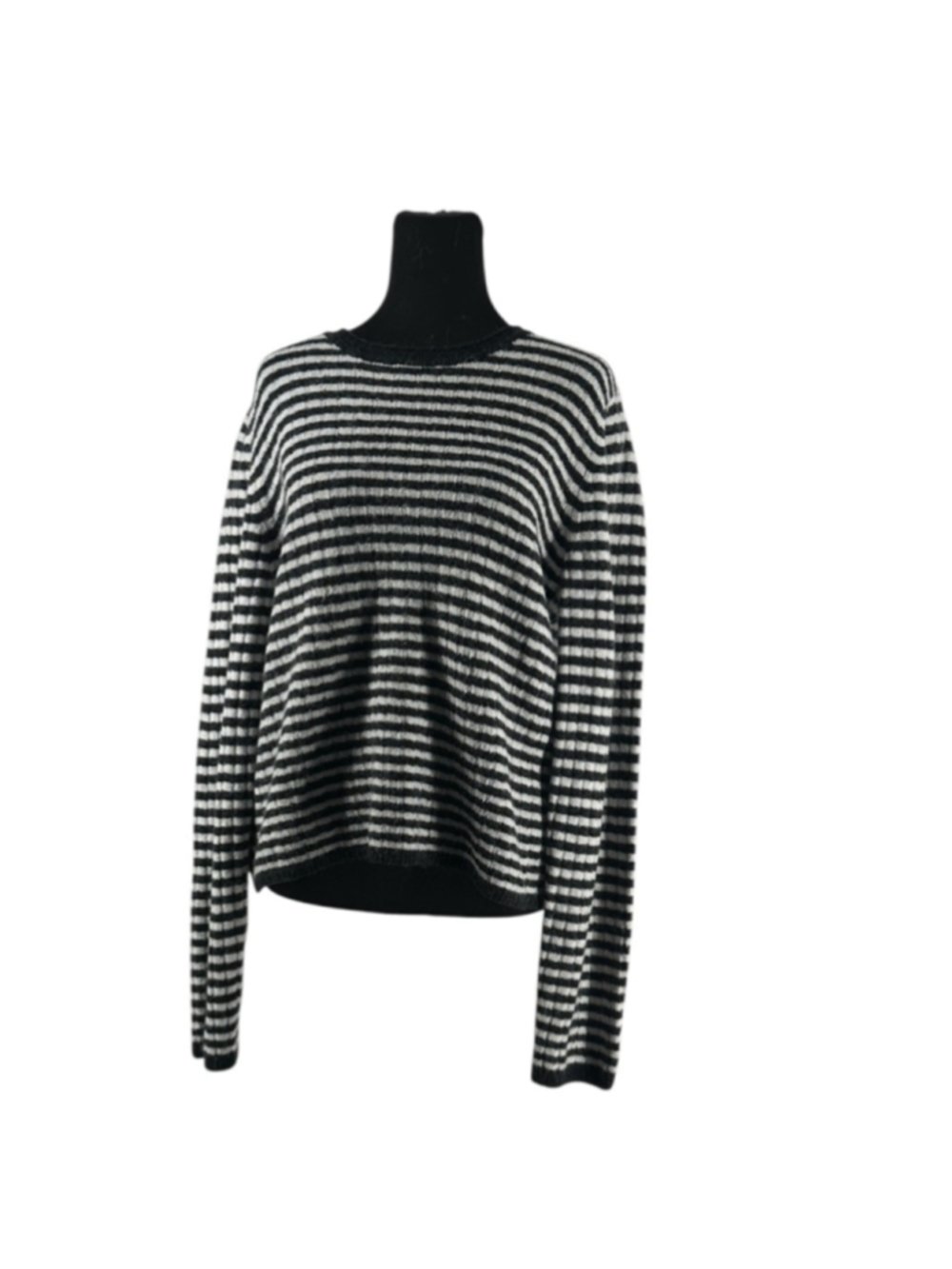 Madewell Colette Sweater in Leamore Stripe alpaca wool blend preppy nautical xl